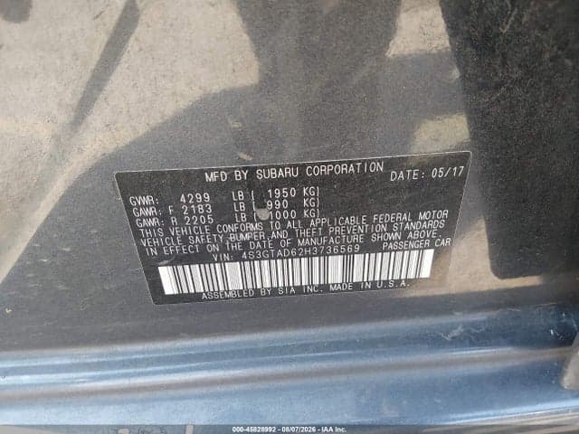 2017 SUBARU IMPREZA 2.0I PREMIUM 9