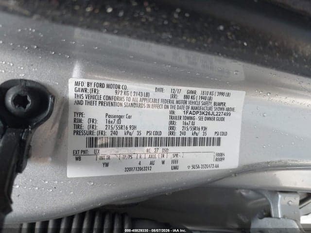 2018 FORD FOCUS SE 9