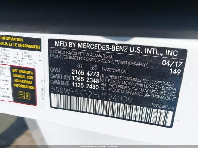 2017 MERCEDES-BENZ C 300 4MATIC 9