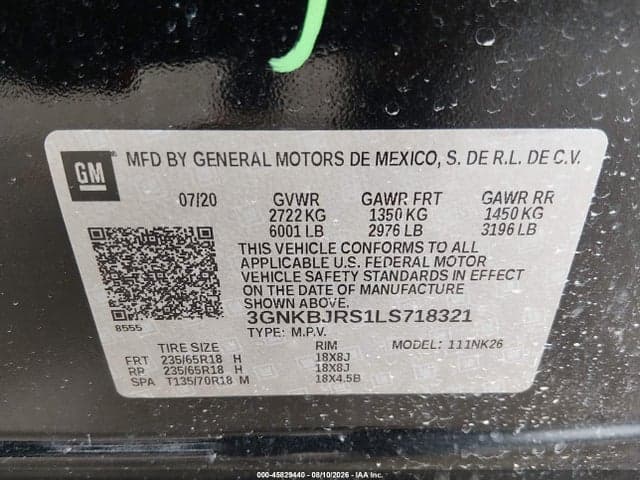 2020 CHEVROLET BLAZER AWD 3LT 9