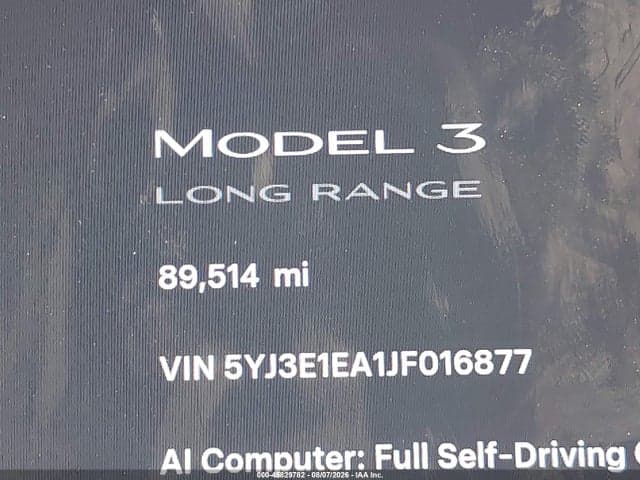 2018 TESLA MODEL 3 LONG RANGE/MID RANGE 16
