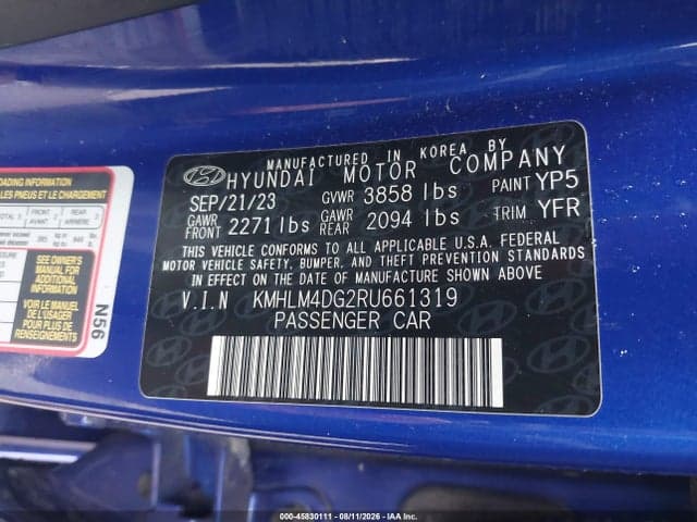 2024 HYUNDAI ELANTRA SEL 9