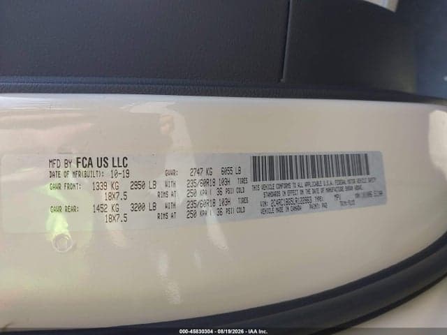 2020 CHRYSLER PACIFICA TOURING L 9