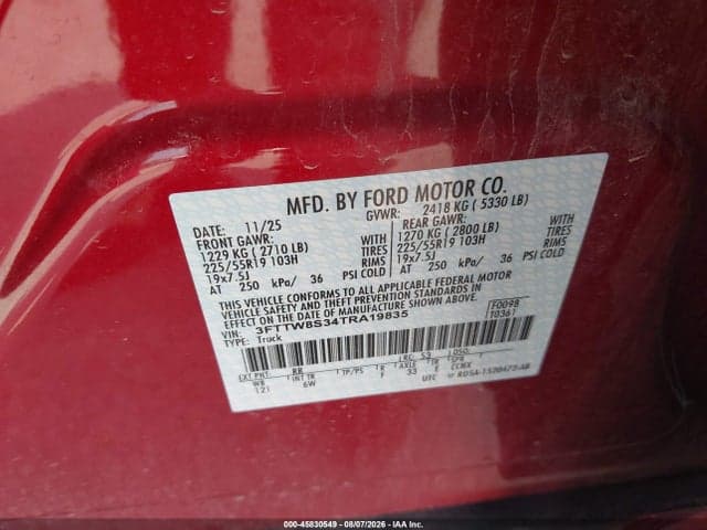 2026 FORD MAVERICK LARIAT 9