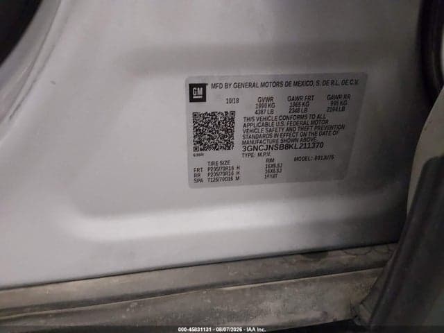 2019 CHEVROLET TRAX LS 9