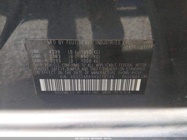2017 SUBARU IMPREZA PREMIUM W/CO 2.0I PREMIUM 9