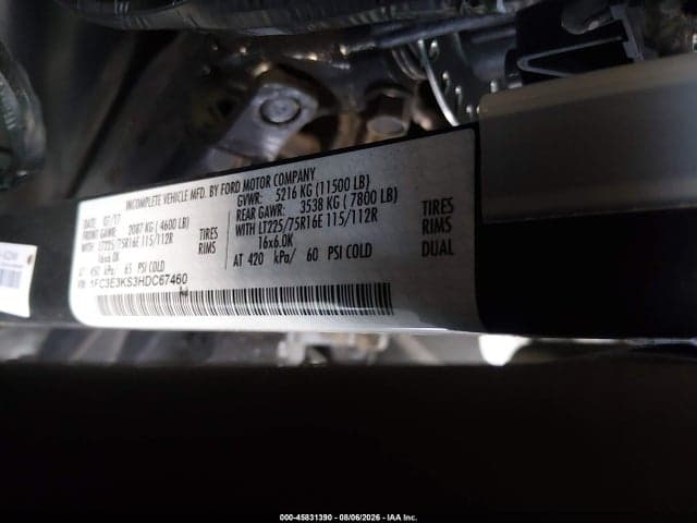 2017 FORD E-350 STRIPPED 9