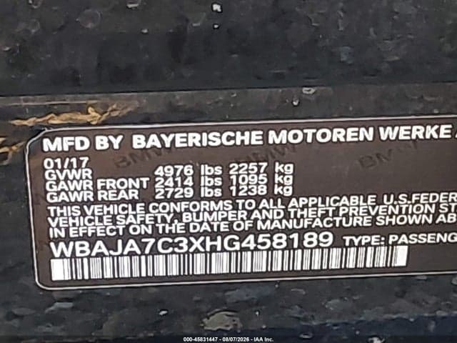 2017 BMW 530I XDRIVE 9