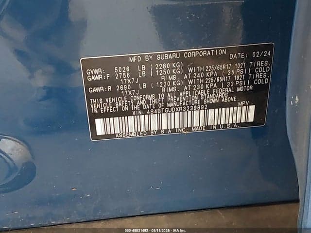 2024 SUBARU OUTBACK WILDERNESS 9