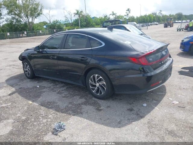 2022 HYUNDAI SONATA HYBRID BLUE 3