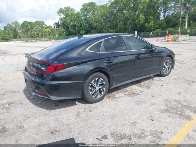 2022 HYUNDAI SONATA HYBRID BLUE 4