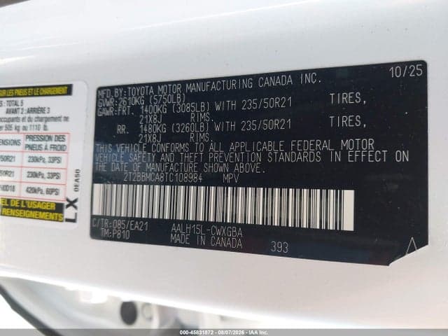 2026 LEXUS RX 350H PREMIUM 9