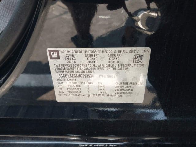 2017 CHEVROLET SILVERADO 1500 LTZ 9