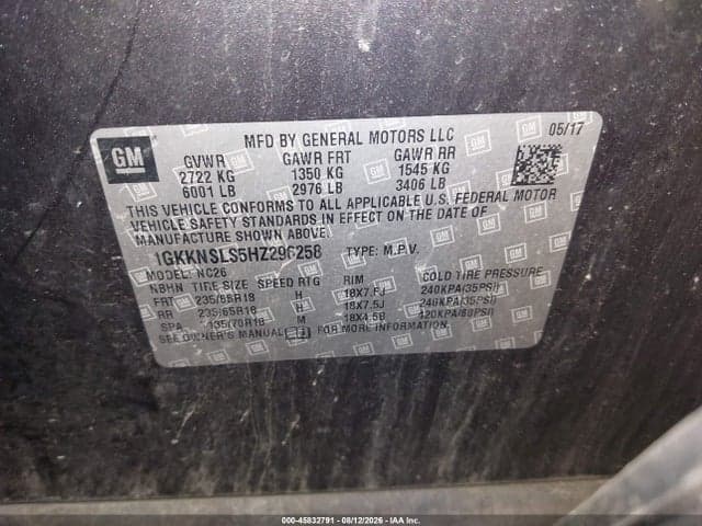 2017 GMC ACADIA SLE-2 9