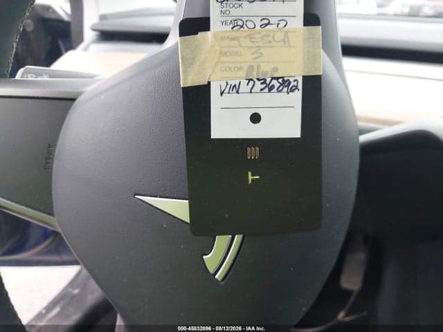 2020 TESLA MODEL 3 STANDARD RANGE PLUS REAR-WHEEL DRIVE/STANDARD RANGE REAR-WHEEL DRIVE 11
