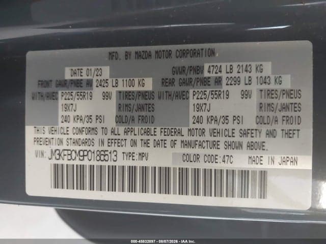 2023 MAZDA CX-5 2.5 S CARBON EDITION 9