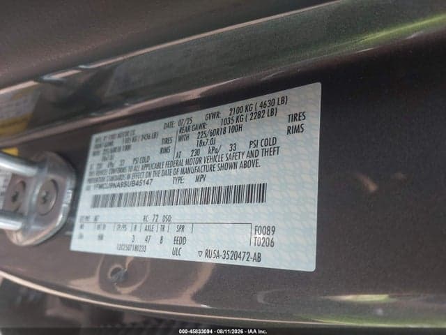 2025 FORD ESCAPE ST-LINE SELECT 9