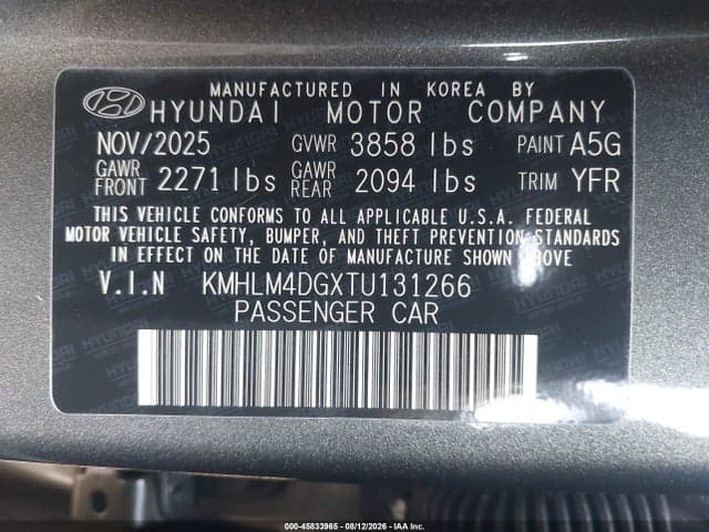 2026 HYUNDAI ELANTRA SEL SPORT 9