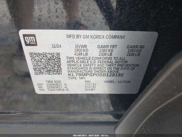 2025 CHEVROLET TRAILBLAZER FWD LT 9