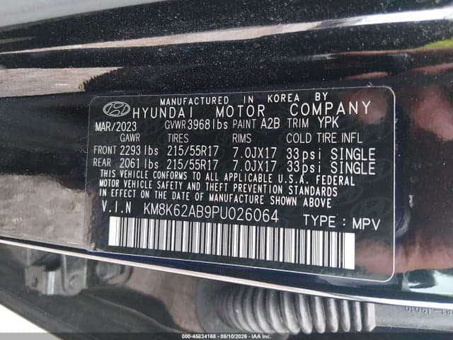 2023 HYUNDAI KONA SEL 9