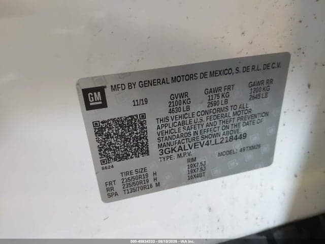 2020 GMC TERRAIN AWD SLT 9
