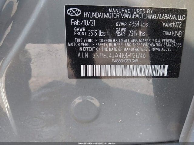 2021 HYUNDAI SONATA SEL 9