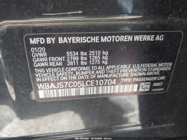 2020 BMW M550I XDRIVE 9