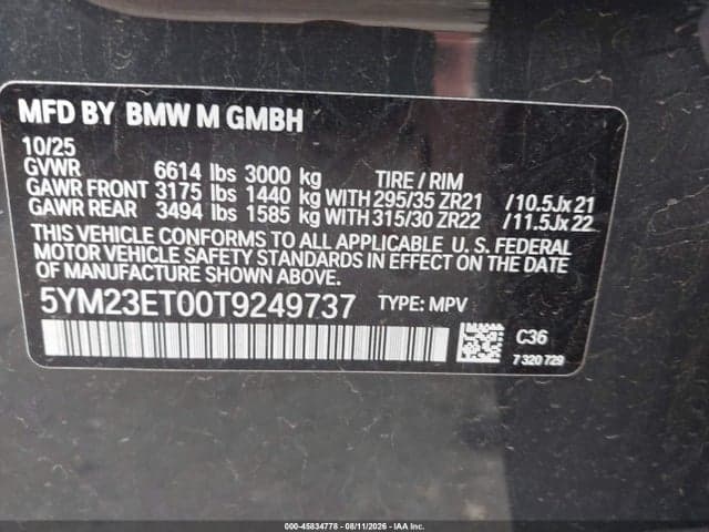 2026 BMW X6 M COMPETITION 9