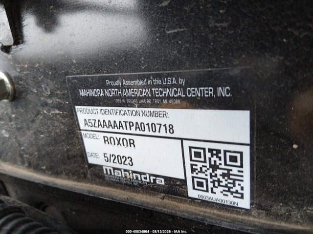2023 MAHINDRA ROXOR 10