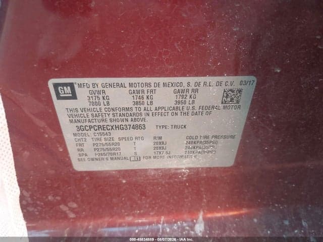 2017 CHEVROLET SILVERADO 1500 LT 9