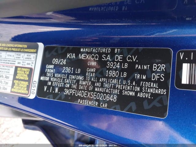 2025 KIA K4 EX 9