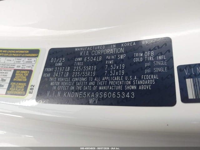2025 KIA CARNIVAL MPV HYBRID SX PRESTIGE 9