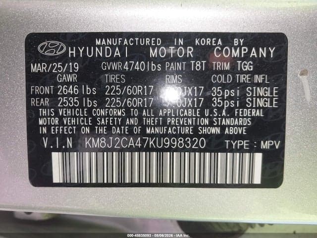 2019 HYUNDAI TUCSON SE 9