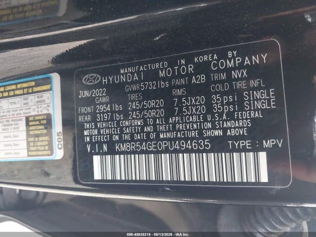 2023 HYUNDAI PALISADE LIMITED 9