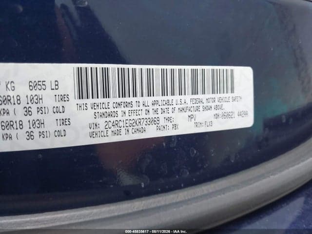 2019 CHRYSLER PACIFICA TOURING L PLUS 9