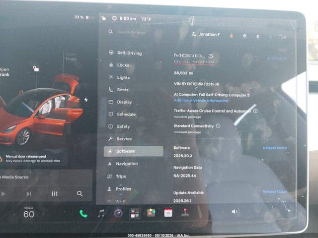 2019 TESLA MODEL 3 LONG RANGE/PERFORMANCE 7