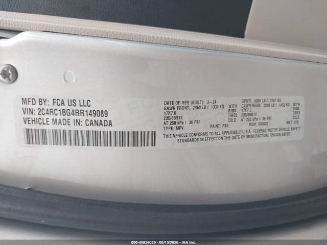2024 CHRYSLER PACIFICA TOURING L 9
