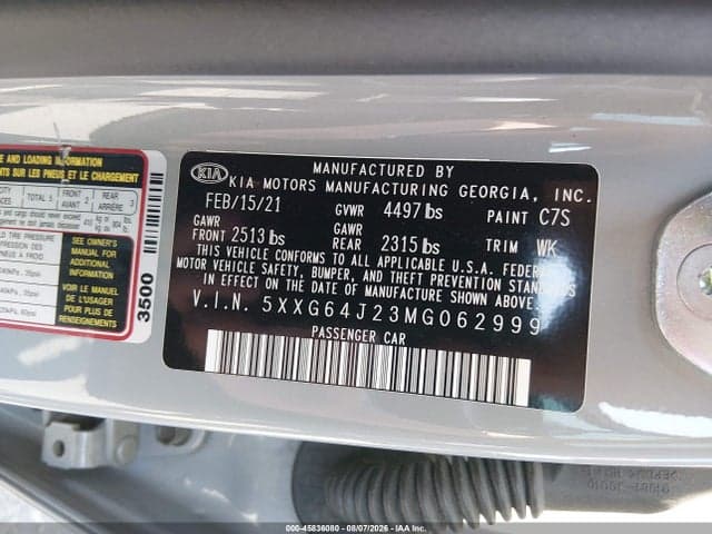 2021 KIA K5 GT-LINE 9