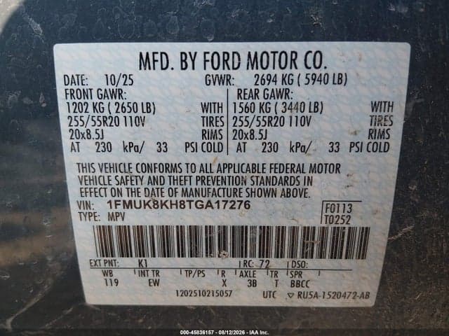 2026 FORD EXPLORER ST-LINE 9