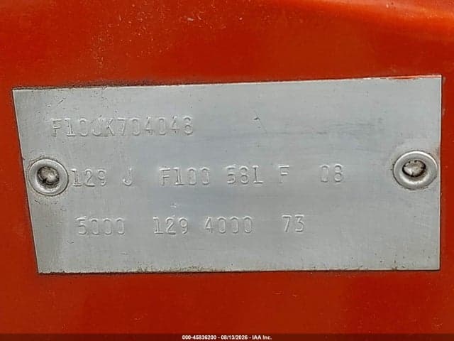 1965 FORD PK 9