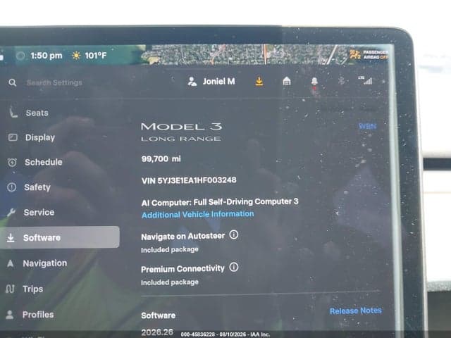 2017 TESLA MODEL 3 LONG RANGE/STANDARD 7