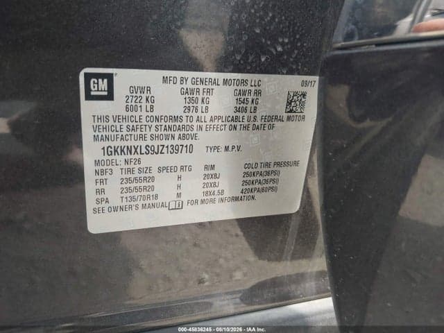 2018 GMC ACADIA DENALI 9