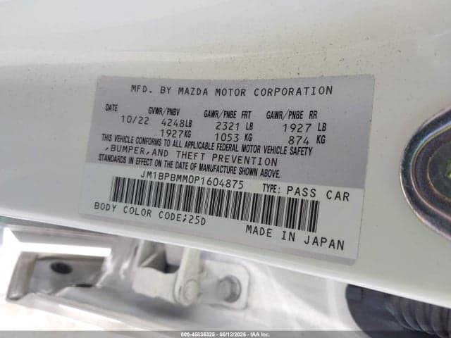 2023 MAZDA MAZDA3 2.5 S PREMIUM 9
