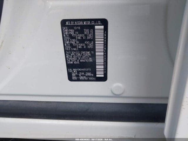 2017 NISSAN ARMADA PLATINUM 9