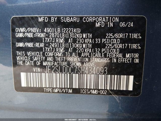 2025 SUBARU FORESTER PREMIUM 9