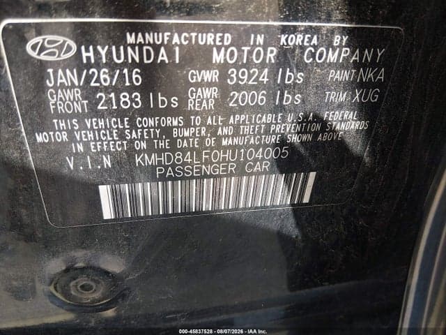 2017 HYUNDAI ELANTRA SE 9