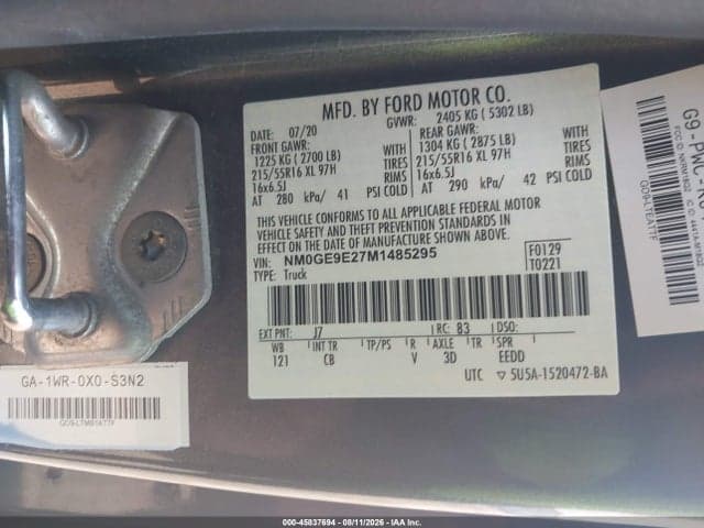 2021 FORD TRANSIT CONNECT XL PASSENGER 9