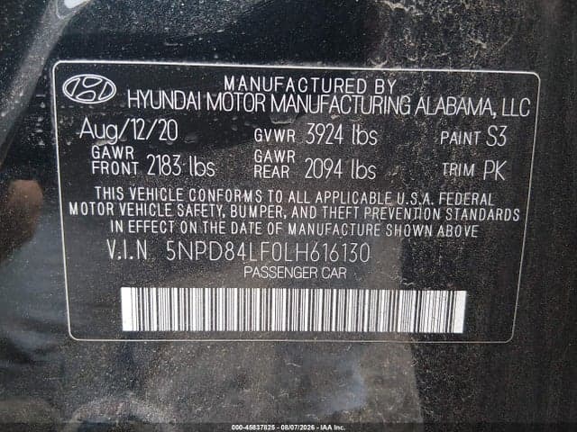 2020 HYUNDAI ELANTRA VALUE EDITION 9
