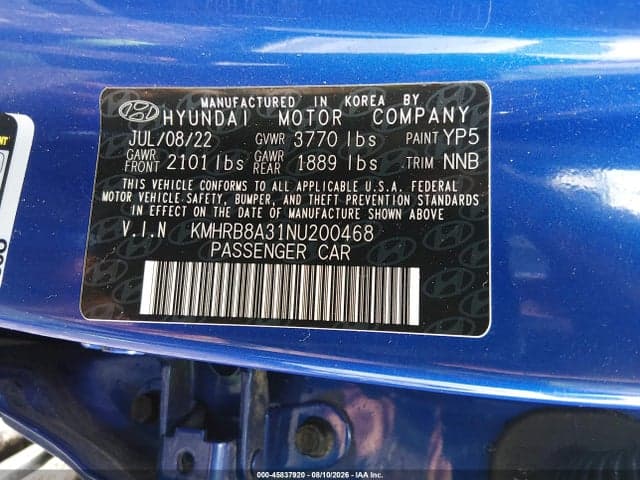 2022 HYUNDAI VENUE SE 9