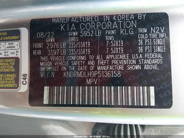 2023 KIA SORENTO 9